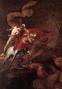 PUGET, Pierre The Education of Achilles by Chiron ar Spain oil painting artist